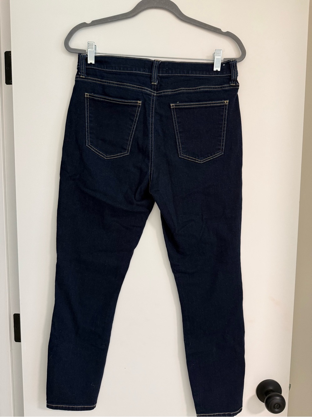 Current Elliott Vintage Cropped Slim Jeans Dark Indigo 31 - Picture 9 of 10